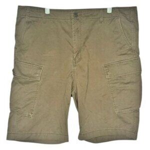 Levi’s XX Cargo Short Mens 42 Olive Green Cotton Hiking Casual Outdoors Comfy